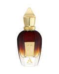 CR Signature Xerjoff Alexandria II Oud Stars perfume bottle with a gold cap and gradient glass design.
