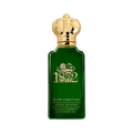 CR Signature Clive Christian 1872 Masculine Edition perfume in a green glass bottle with a gold crown cap