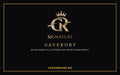 CR Signature gavekort med elegant gullogo på sort bakgrunn, perfekt for kjøp av nisjeparfymer og luksusdufter.