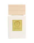 CR Signature Giardini di Toscana Borabora Eau de Parfum in a white bottle with a light wood cap against a dark background